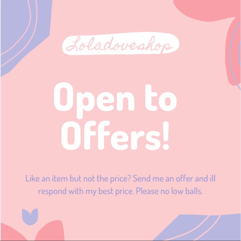 Open to offers.